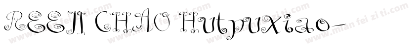 REEJI CHAO Hutpuxiao字体转换